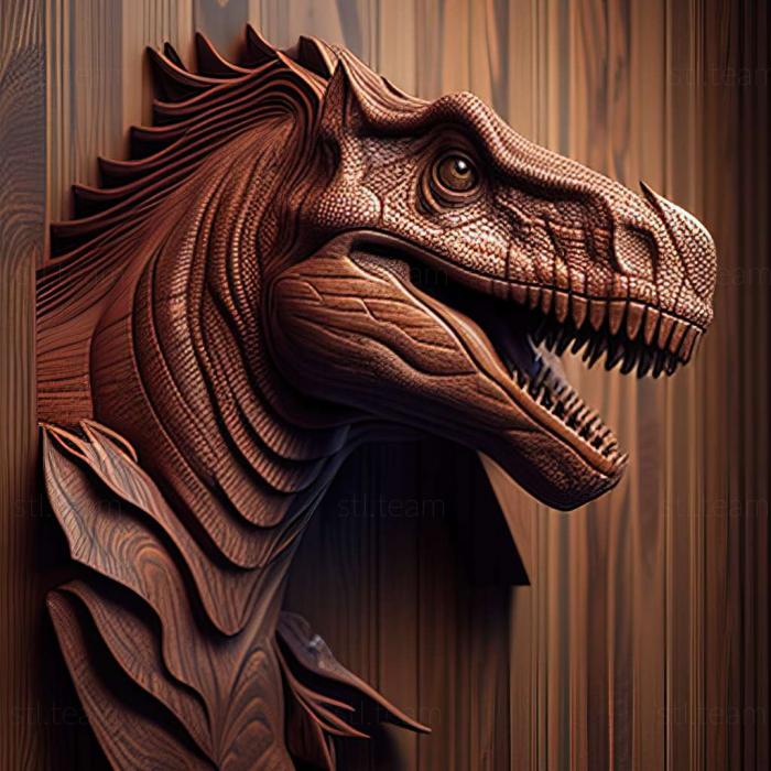 3D model Acrocanthosaurus (STL)